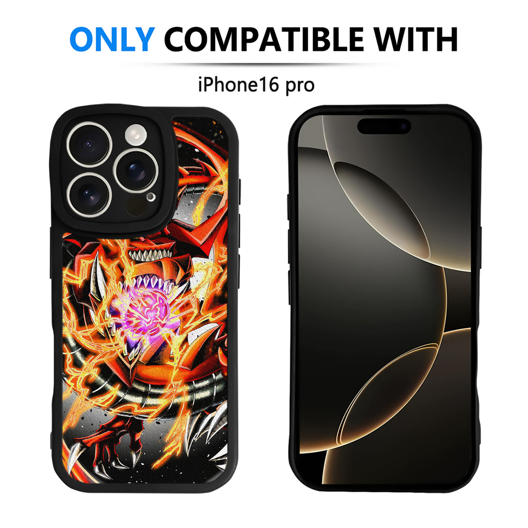 （画像用） 遊☆戯☆王 Yu-Gi-Oh! 【iPhone 16シリーズ対応】シリコンスマホケース（レザー調） 材質：シリコン